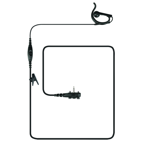 Earpiece Microphone Single-Wire Surveillance Kit